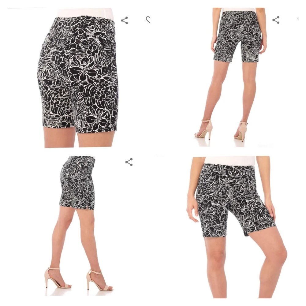 Y2K Original • Rekuccí Hibiscus Bermuda Shorts size 2
